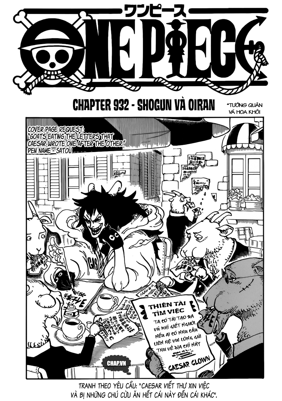 One Piece Chap 932 đọc Truyện One Piece Chap 932 Vietsub