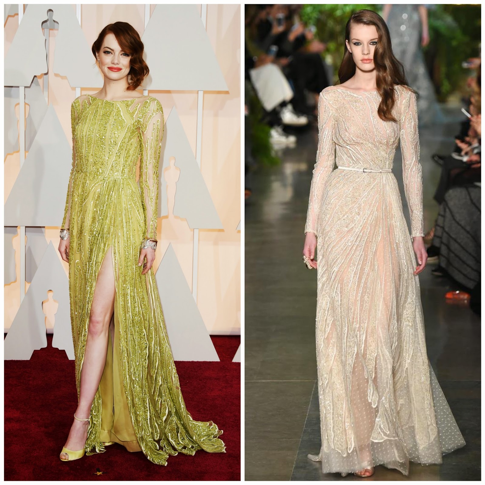 Emma Stone's Louis Vuitton Oscars gown took a whopping 712 hours