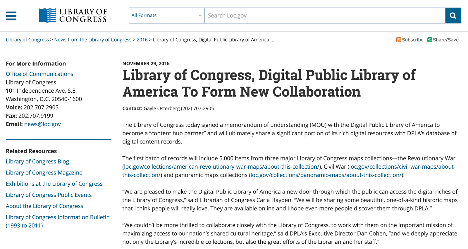 Genealogy's Star Digital Public Library of America agrees to