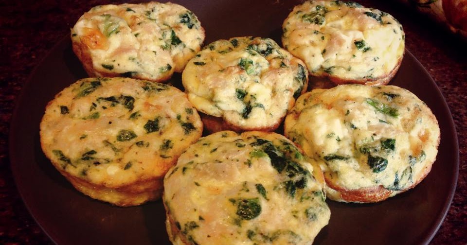 Running Crazy Mom Spinach & Turkey Egg Muffins