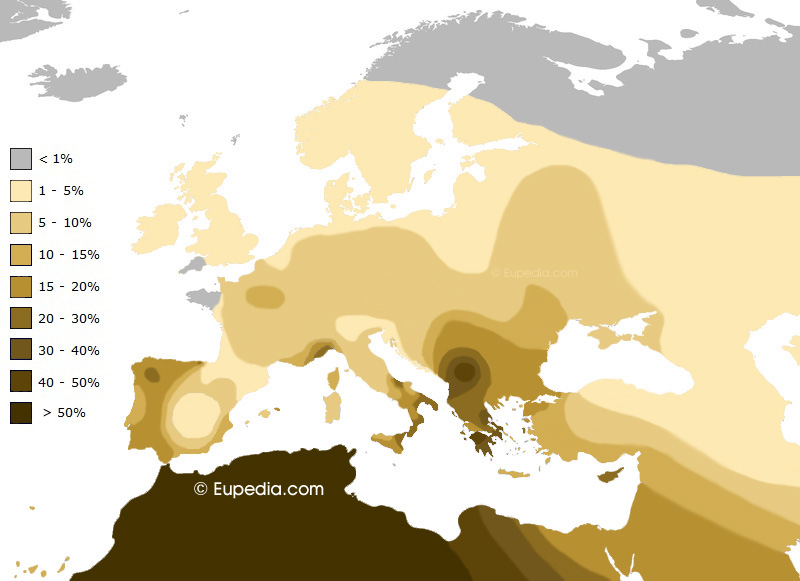 Sardinian People YDna Haplogroups distribution in Sardinians