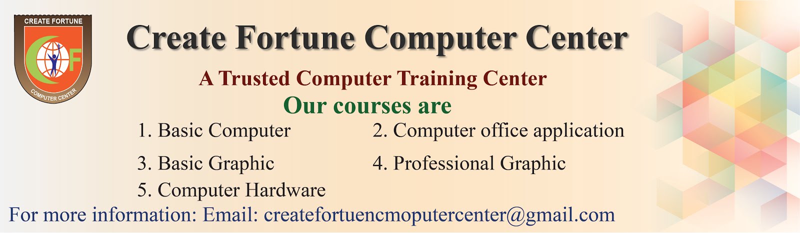 CREATE FORTUNE COMPUTER CENTER 