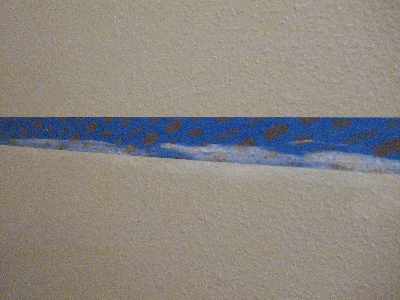 Just Another Hang Up Painting Stripes on Textured Walls