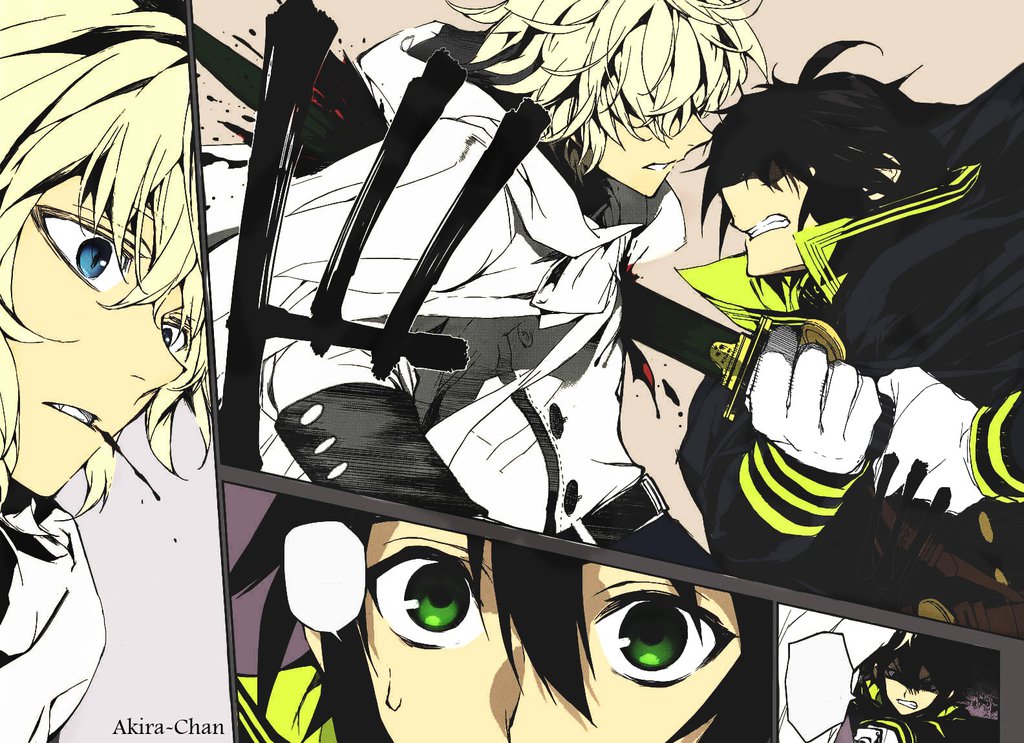 anime drawing تقرير عن انمي owari no seraph