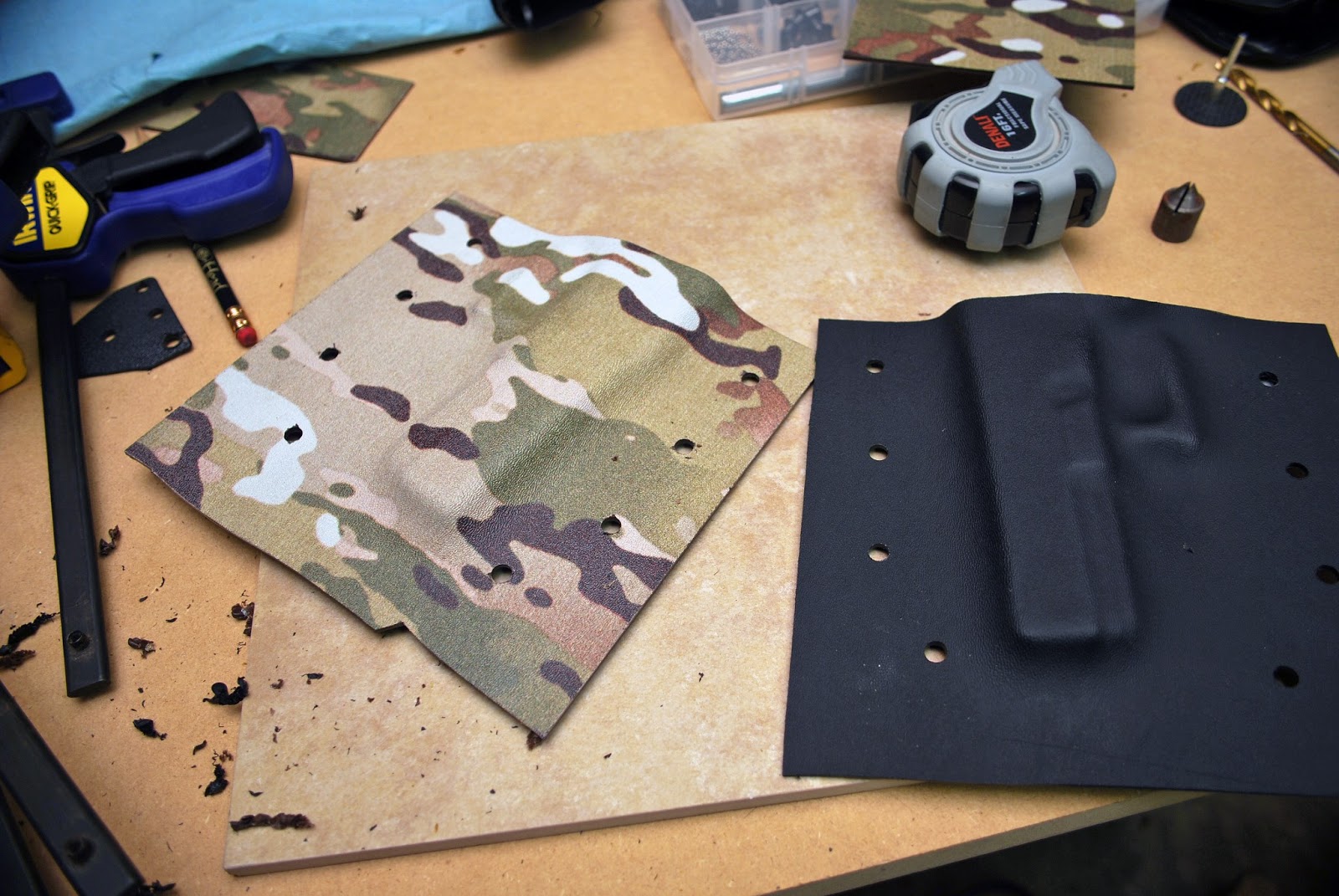 Tactical Oatmeal Glock 21 Gen 4 Multicam Kydex holster