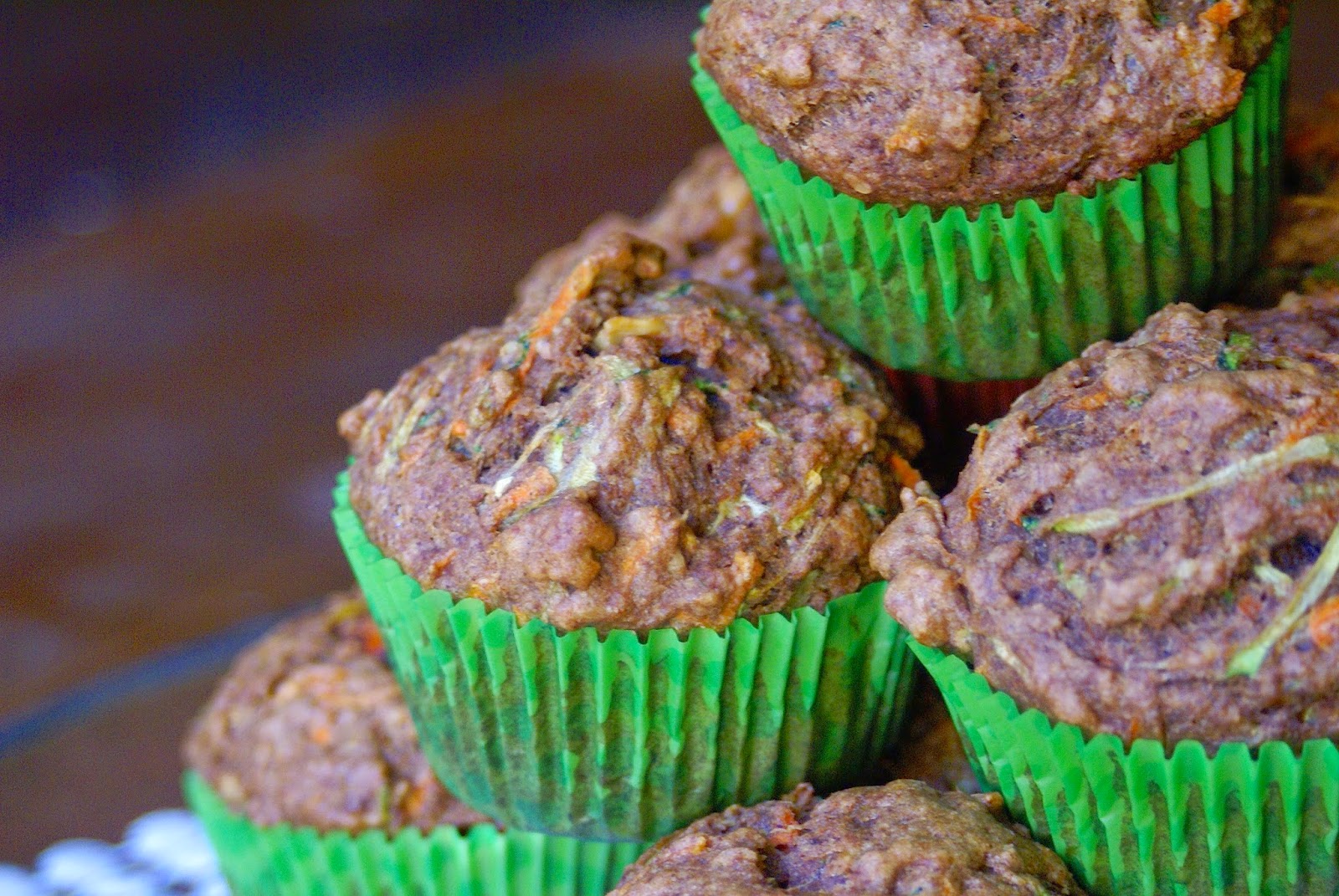 Margaret's Dish Zucchini Carrot Apple Muffins