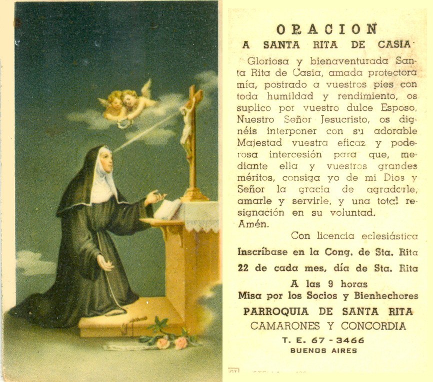 Santa Rita Directorio de la Iglesia Católica
