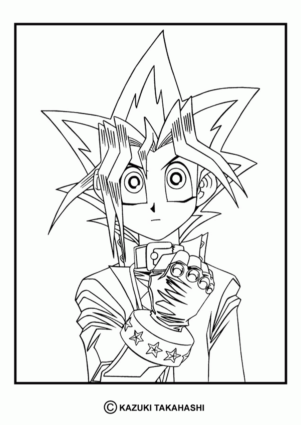 Kids Page: YU-GI-OH 50 Online Books Coloring Pages