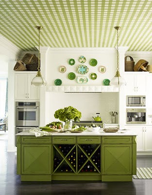 Decoración de Cocinas en Color Verde