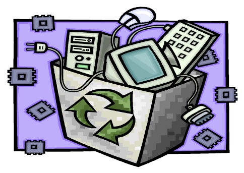 ewaste recycling waste event electronic broken scrap