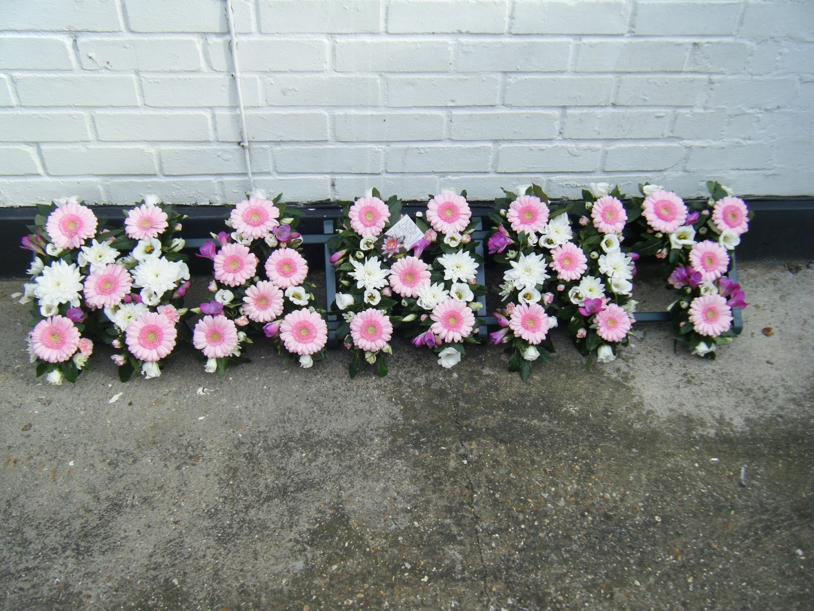Letters from Lolly Flowers Funeral flowers for a friends Nan
