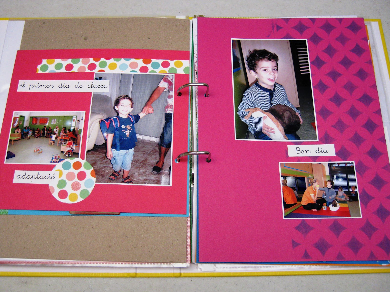 patchandscrapwords Album Escolar