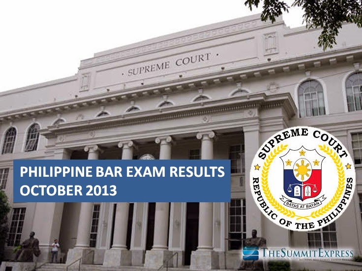 SC releases 2013 Bar Exam Results List of Passers The Summit Express