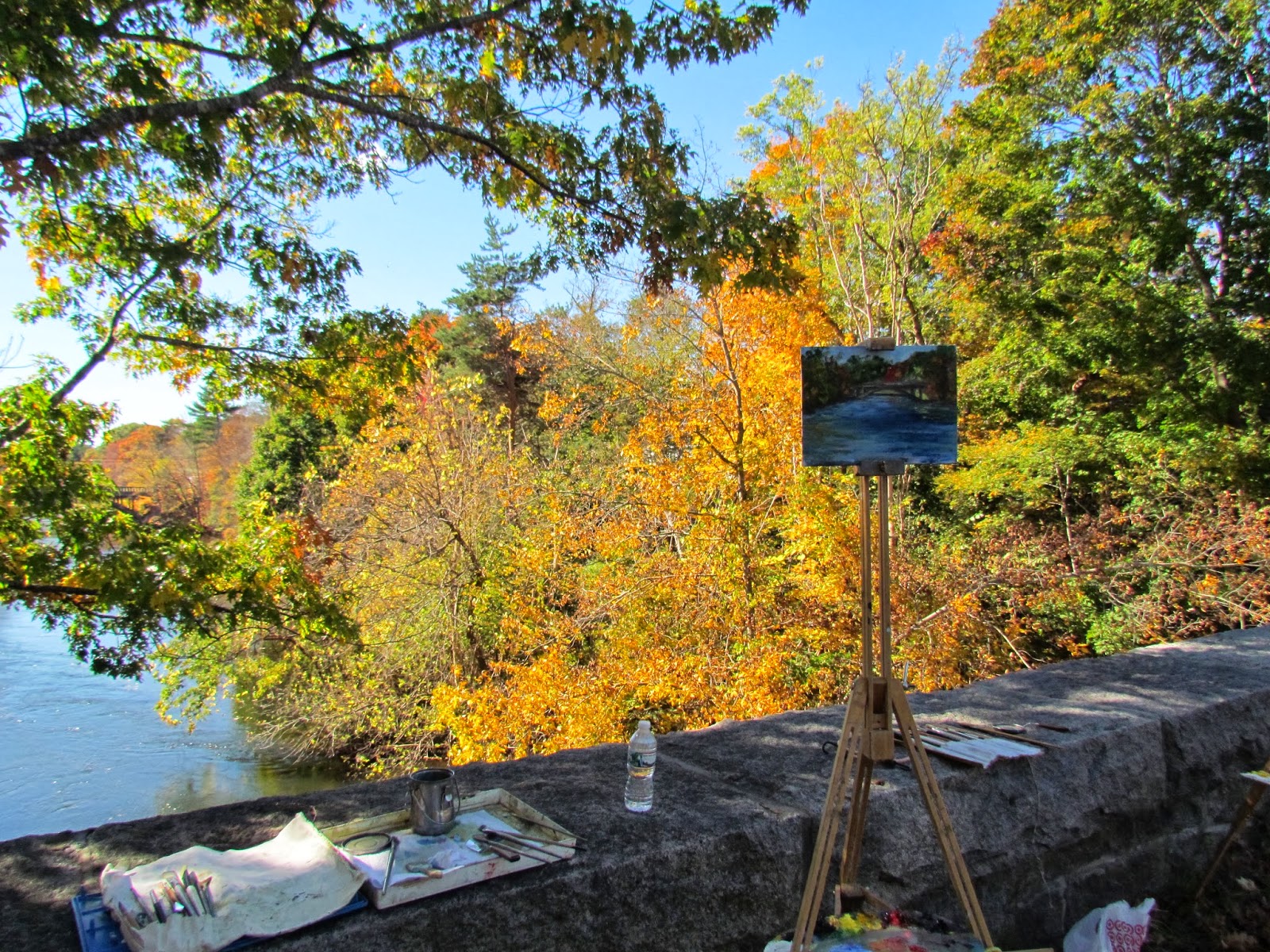 Vezina Art Bridge Connecting Pembroke and Hanover at North River