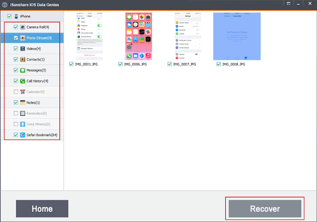 preview iPhone lost data in iTunes backup preview iPhone lost data in iTunes backup