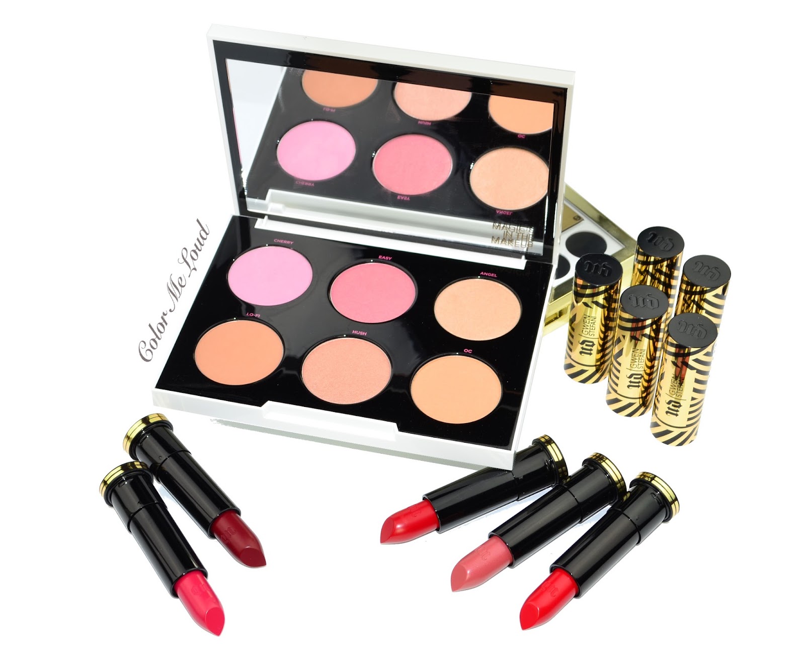 Urban Decay Gwen Stefani Blush Palette Lipsticks & Lip Pencils, Review