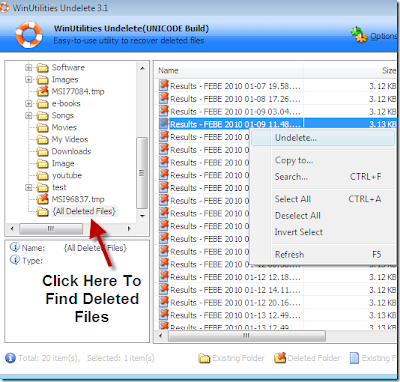 Cara Mengembalikan File yang Terhapus