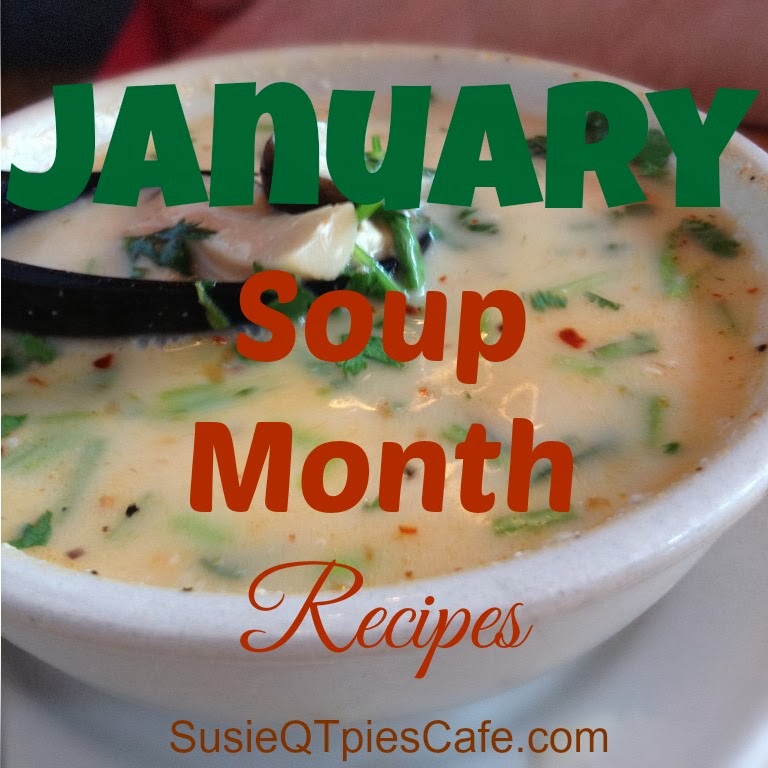 SusieQTpies Cafe Menu Plan Monday and National Soup Month