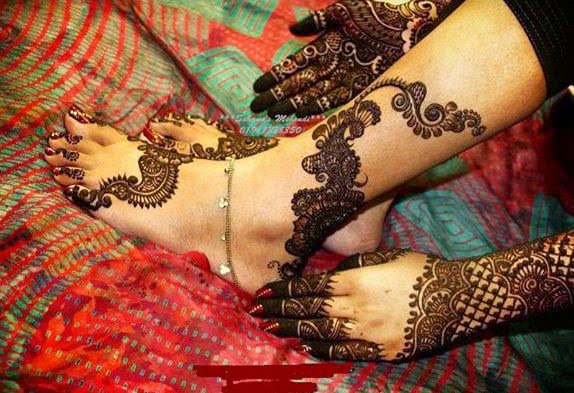 Beautiful Latest Simple Arabic Pakistani Indian Bridal Girl Mehndi  Designs.: Arabian Bridal Henna Mehndi Designs Photo hd wallpapers
