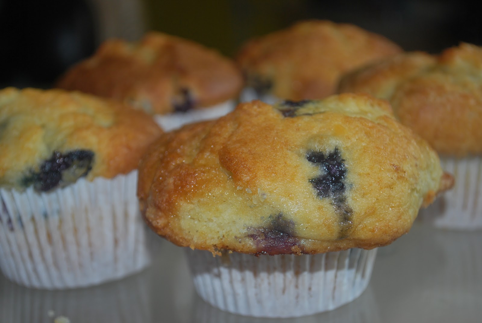 mbakes Moist Blueberry Muffins