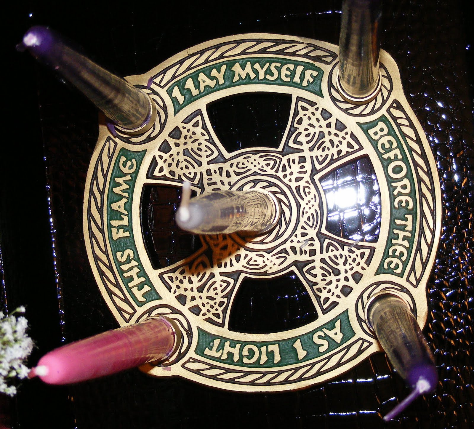 Ten kids and a Dog Our Celtic Advent Wreath