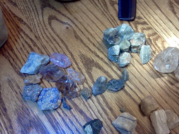  Hiddenite NC Emeralds Aquamarine Gems Found 