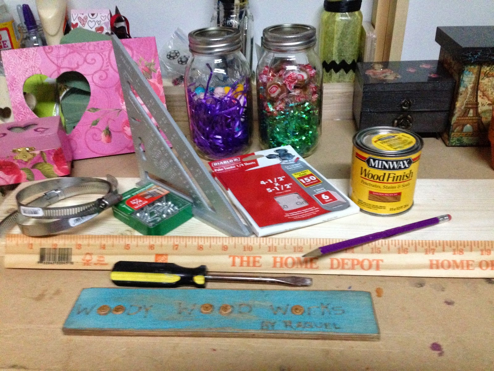 Wood N Things Mason Jar Wall Mount