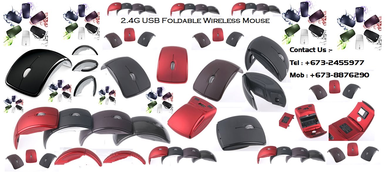 2.4G USB Foldable Wireless Mouse