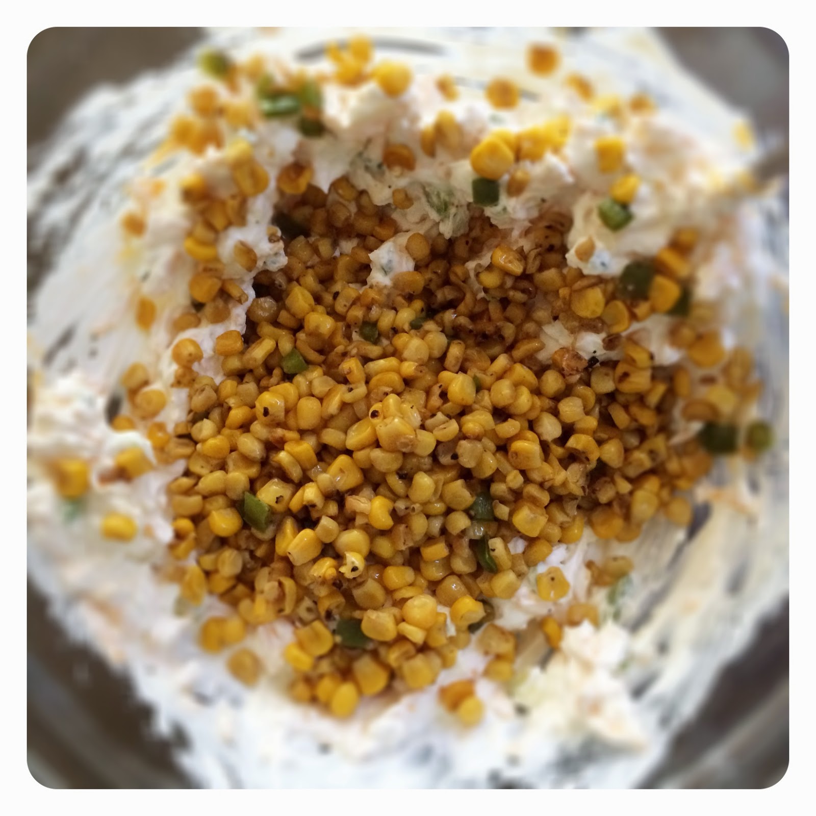 Cool Campus Cooking Roasted Corn & Jalapeño Dip