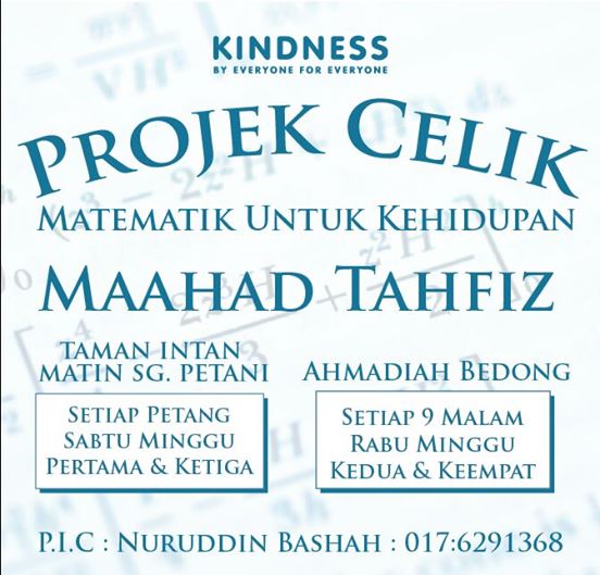 PROJEK CELIK anjuran Kindness Malaysia
