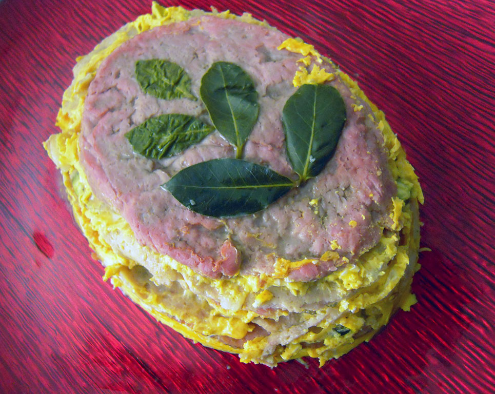 with food and love MORTADELLA PORK PIE, Recipe for Charcutepalooza 7