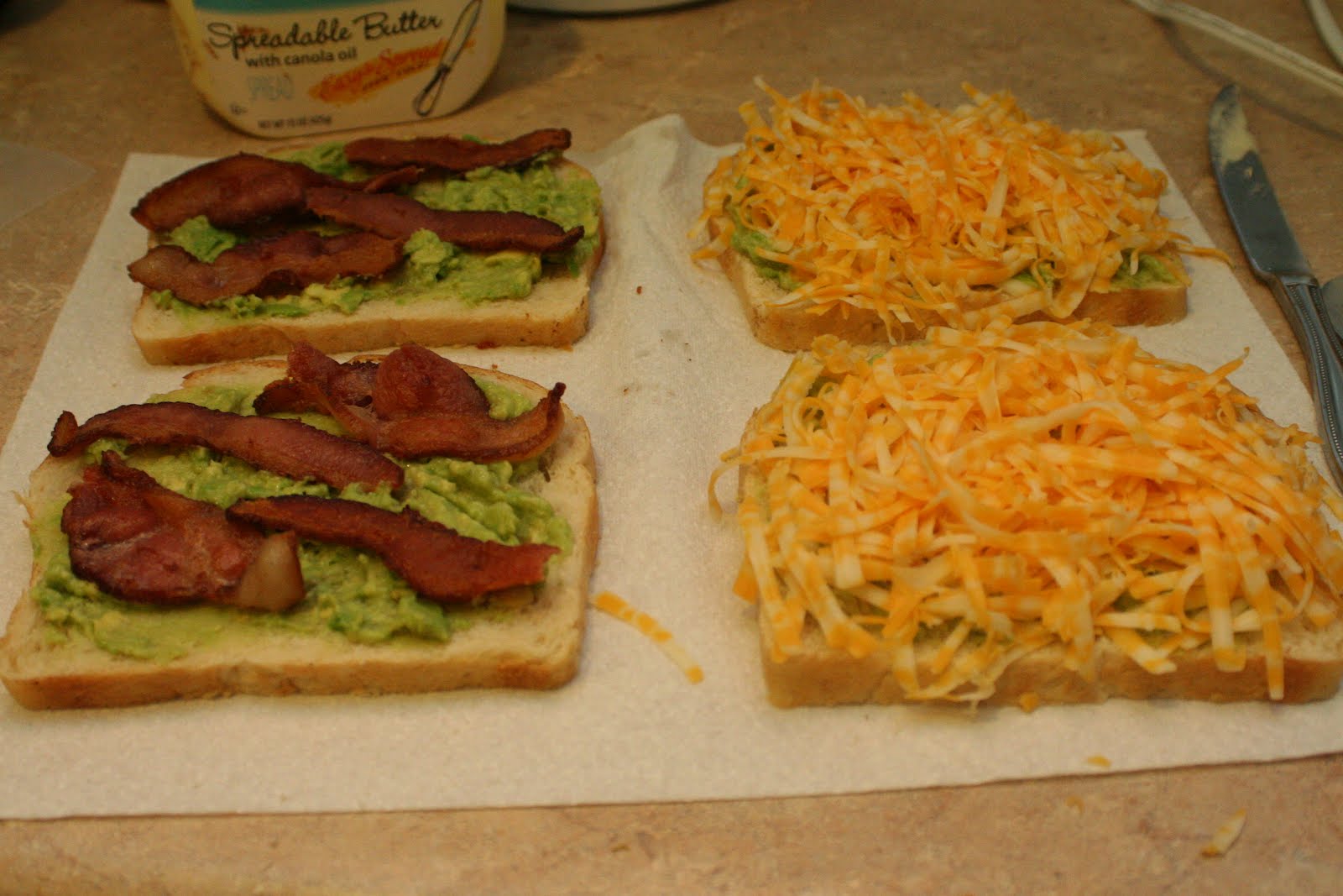 Cooking Claire Bacon Guacamole Grilled Cheese Sandwich