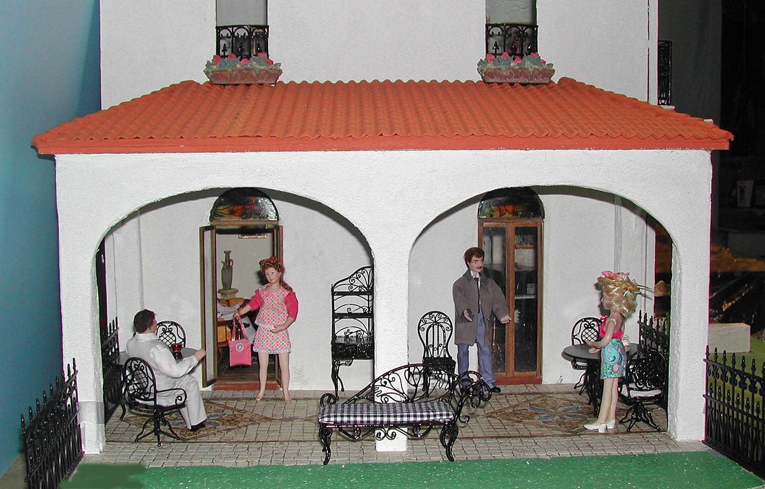 Iris March Creations A Spanish Veranda for La Malcontenta!