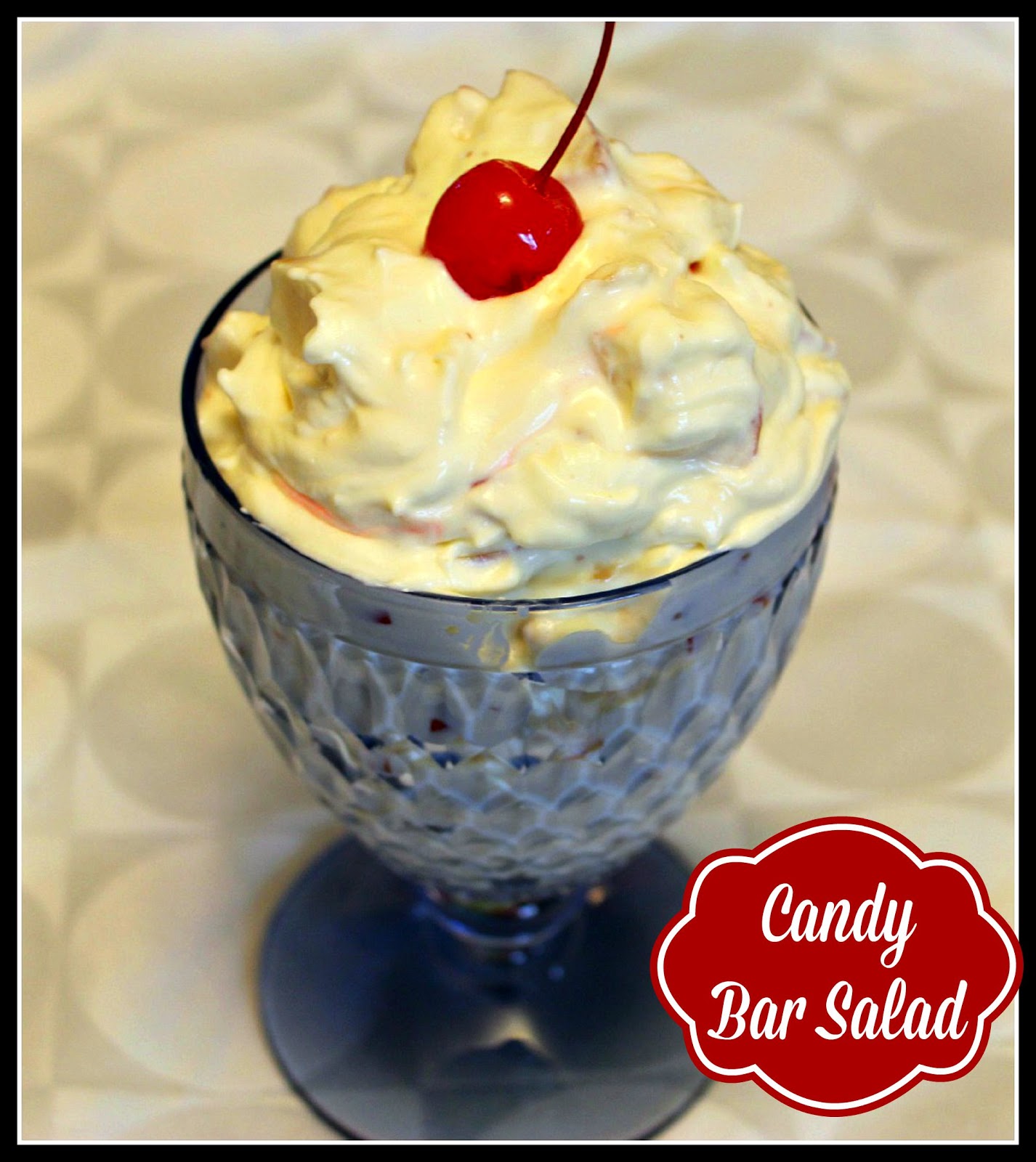 Sweet Tea and Cornbread Candy Bar Salad!