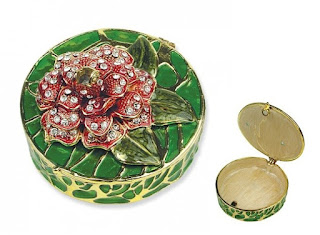 Floral Trinket Jewelry Boxes