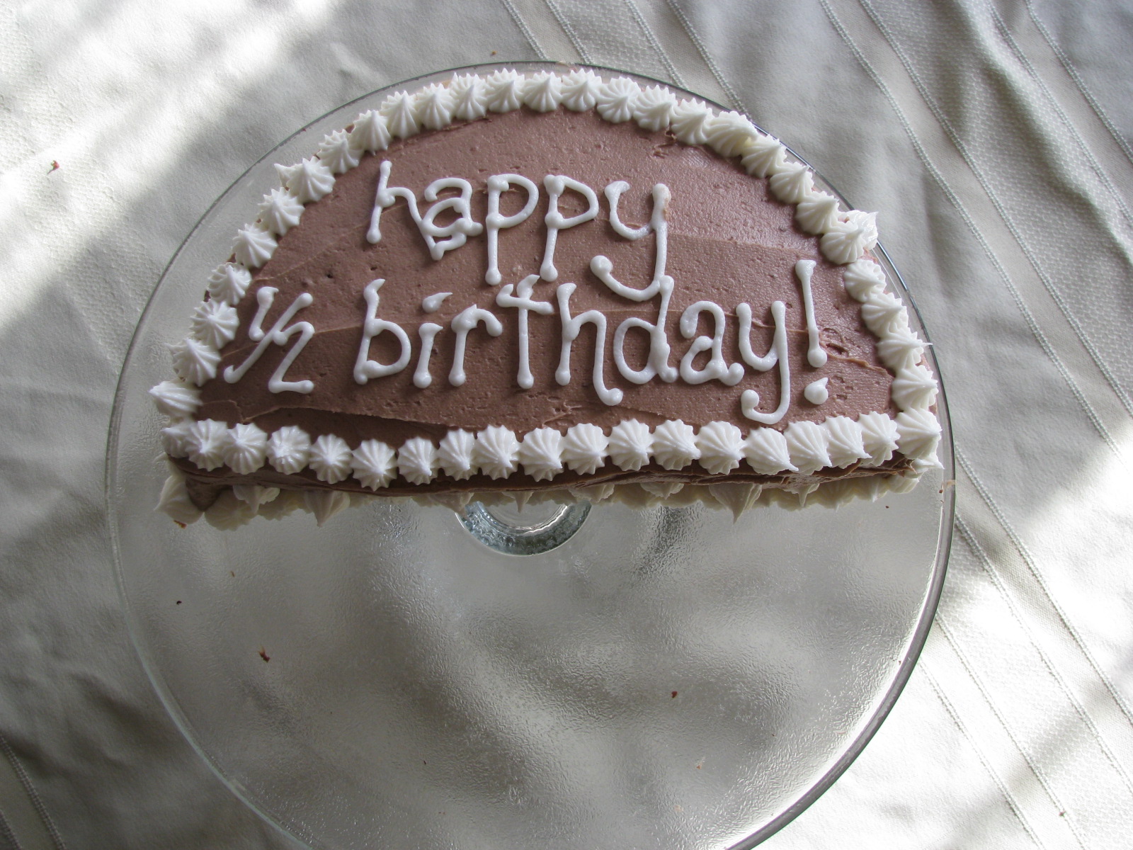 Making Merry Memories The HalfBirthday