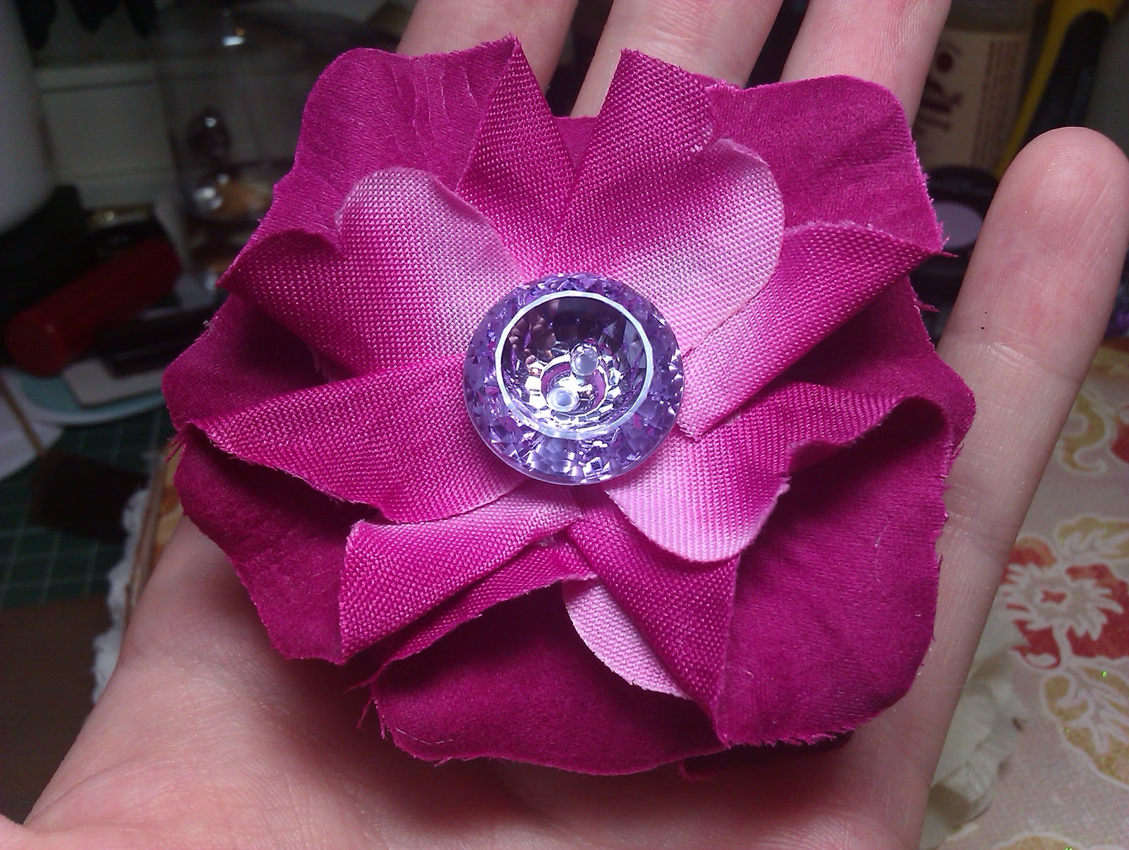 Crafty Loops Flower Tutorial Petaloops Making flowers from fake petals