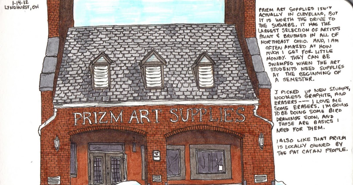 Urban Sketchers Cleveland Art Supply Store
