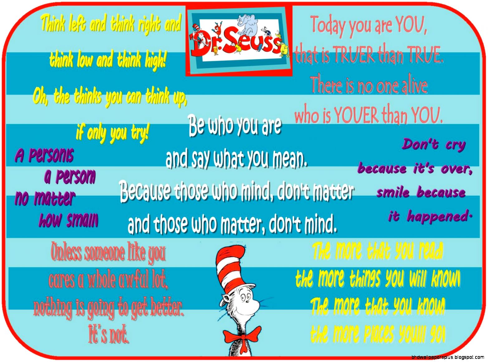 Dr Seuss Birthday Quote Dr Seuss Birthday Quote