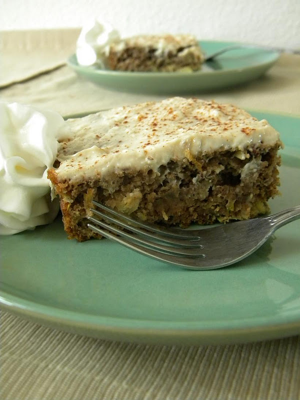 Hot Mess Cooking Pineapple Zucchini Cake with Cream Cheese Frosting