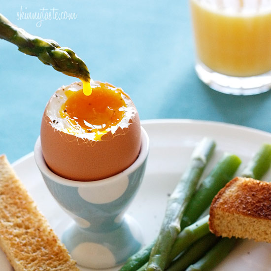 Eggs and Soldiers with Asparagus Skinnytaste