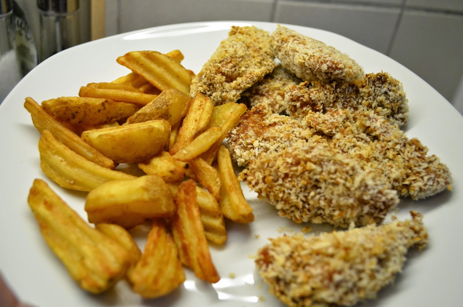 Baked Honey BBQ Chicken Fingers Stuff and Spice