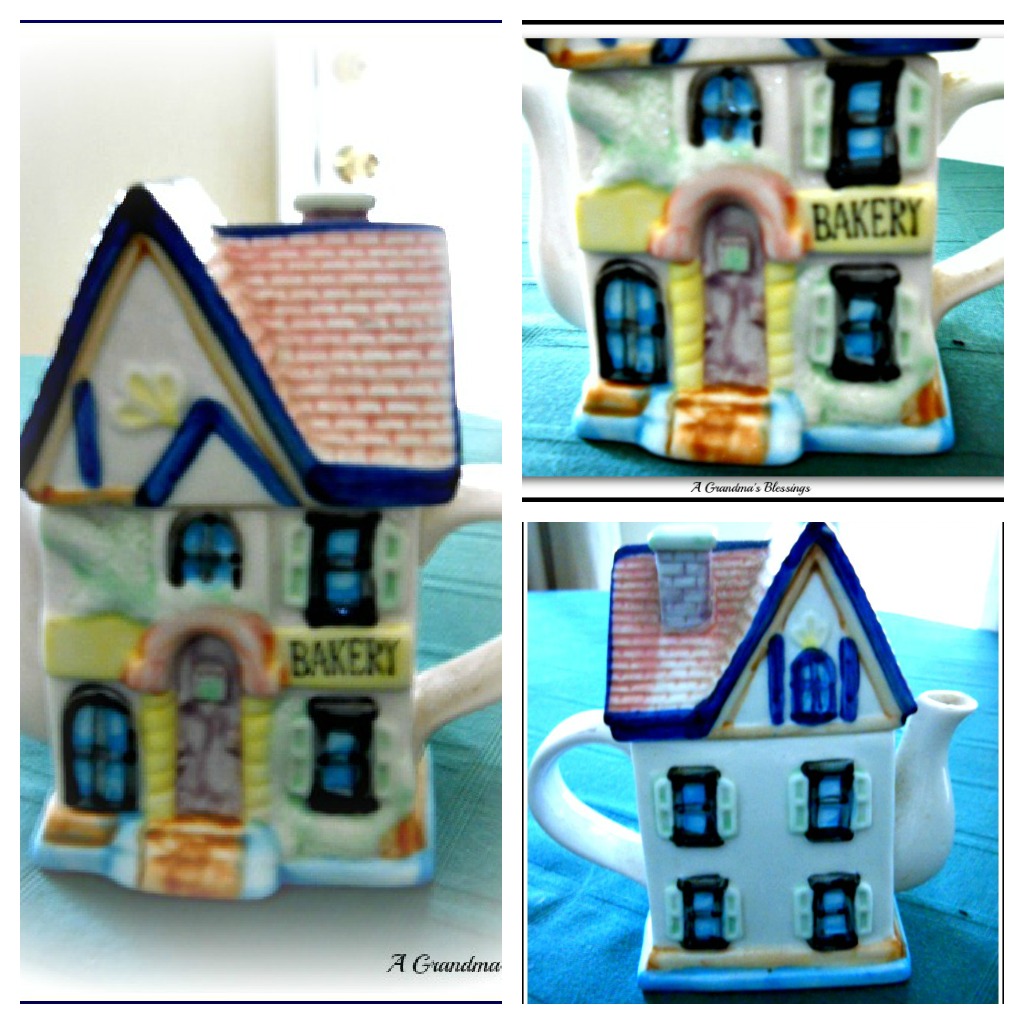 A Grandma's Blessings BAKERY TEAPOT GIFT