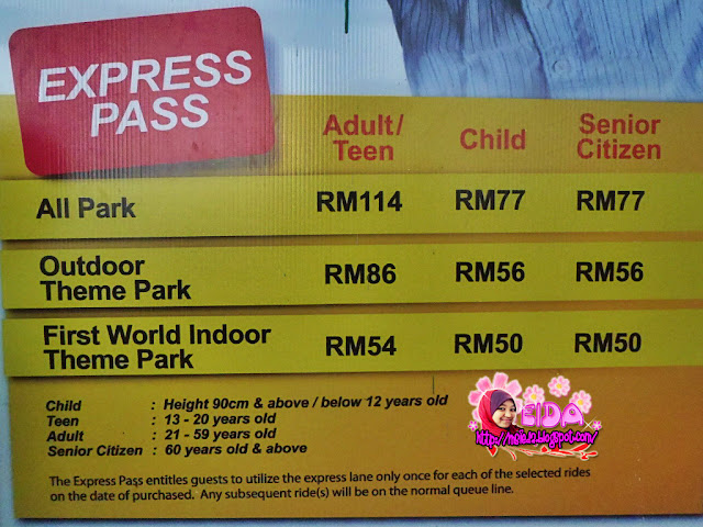 Tiket genting theme park outdoor 2021 highland harga Taman Tema