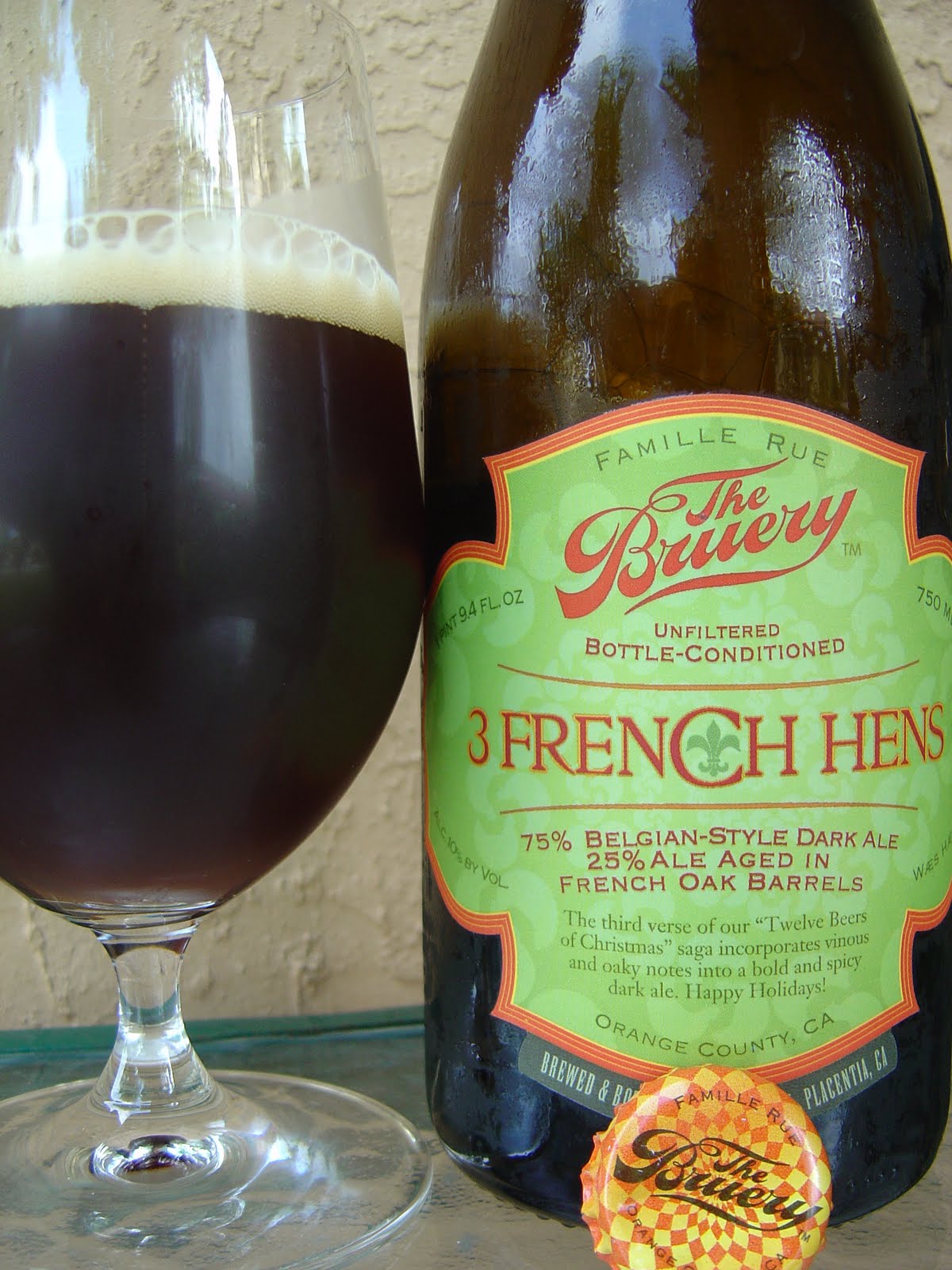 Daily Beer Review 3 French Hens