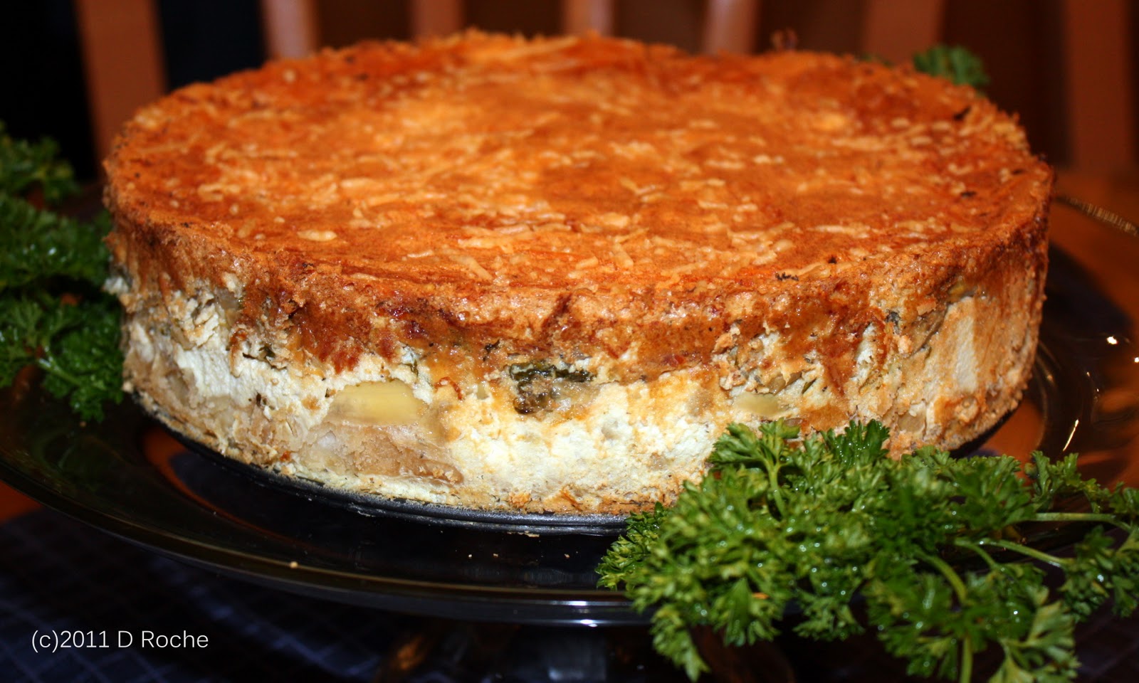 In the kitchen with Nickand we're dancing Quiche to Quiche