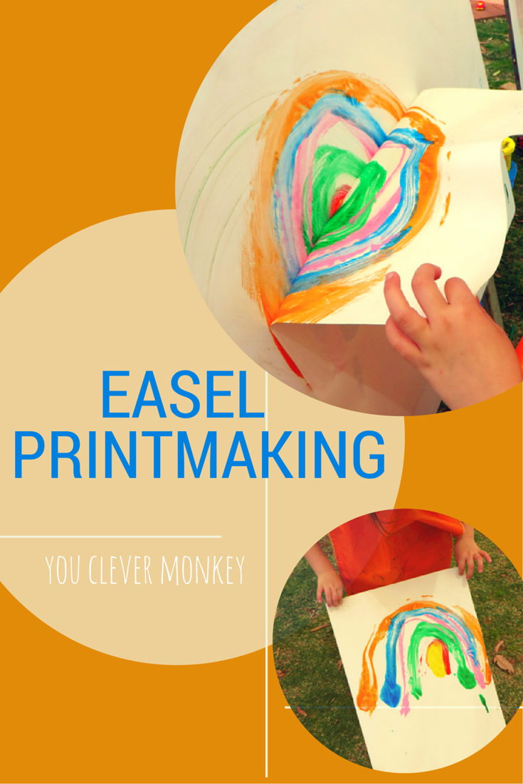 PRINTMAKING TO TRY IN PRESCHOOL you clever monkey
