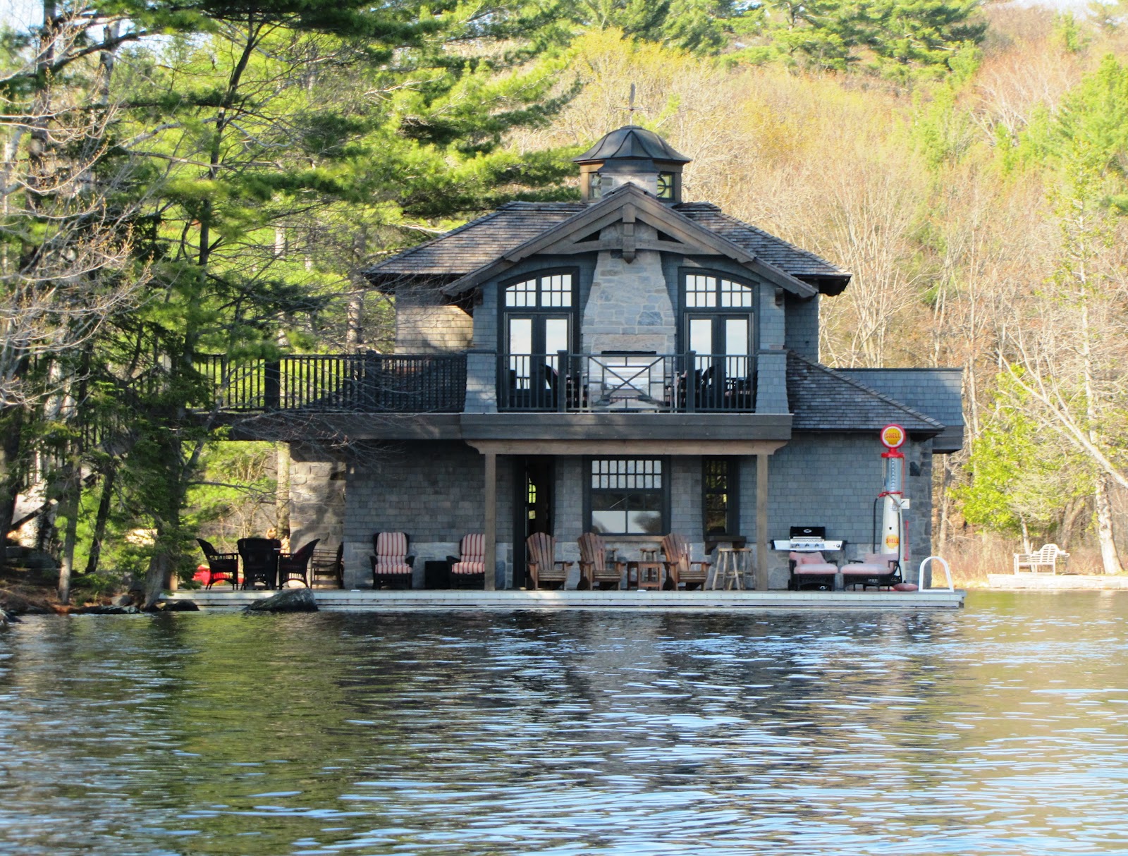 Sandypoint Modern Cottage Muskoka Garage Closed Building A Container Home Modern Cottage Metal Building Homes