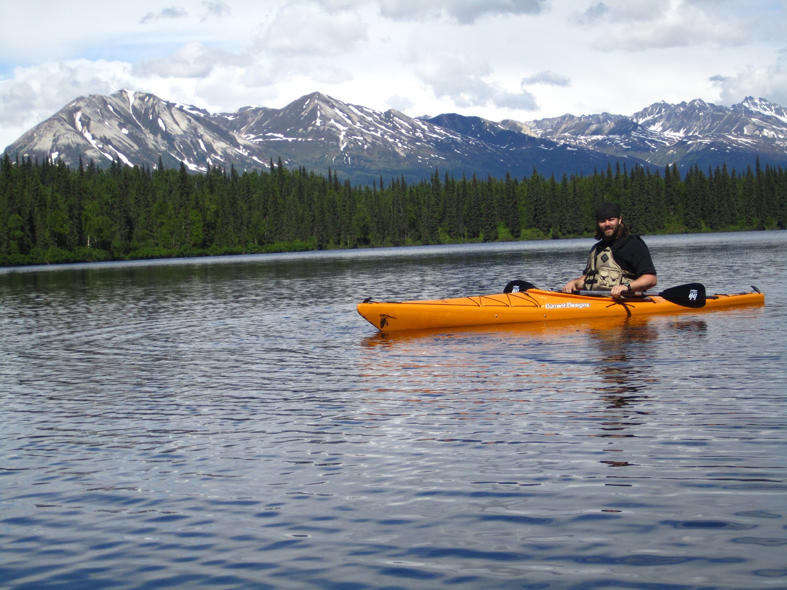 Alaska Kayaking Byers Lake in Denali State Park