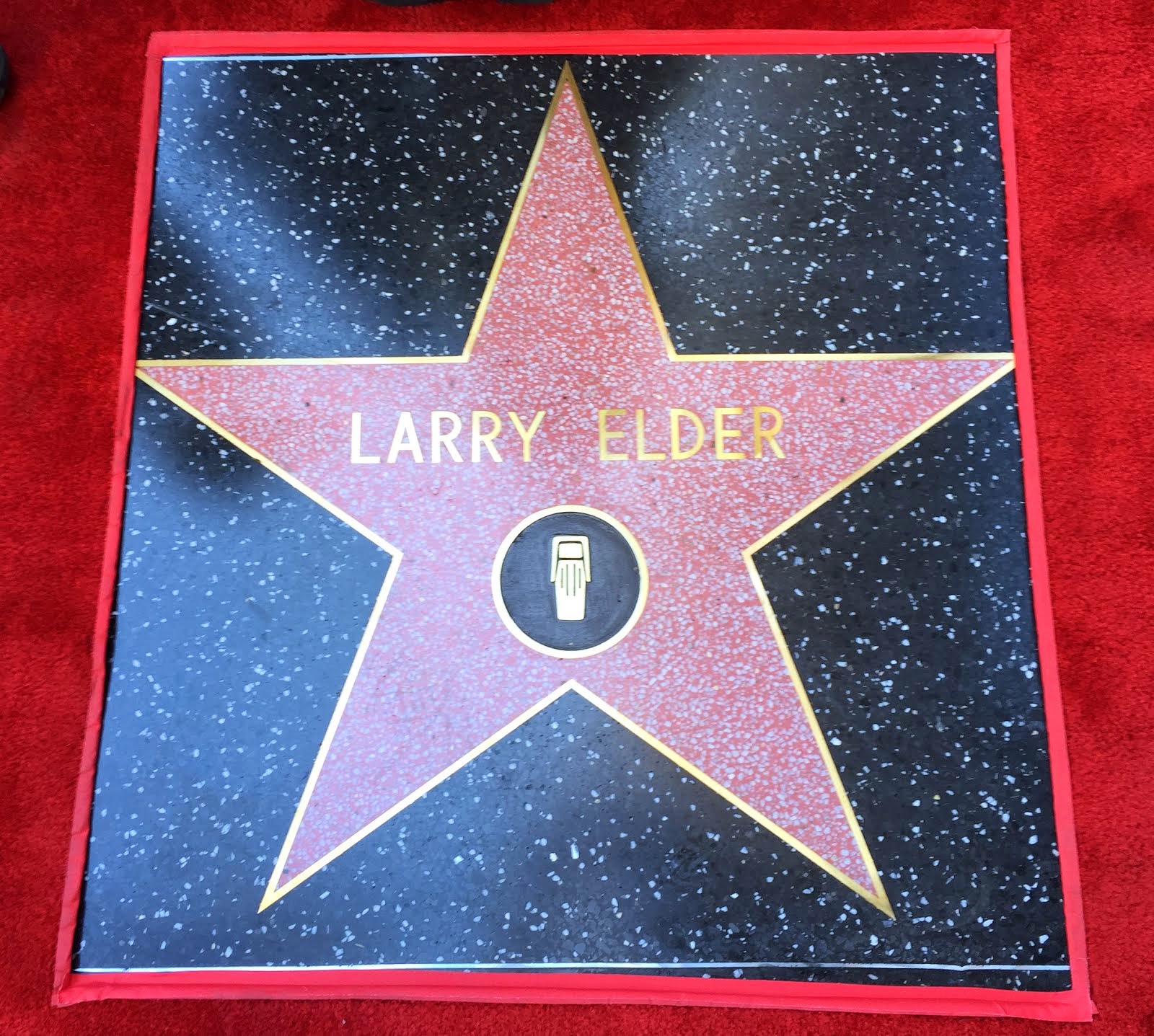 LARRY ELDER RECEIVES A STAR ON THE HOLLYWOOD WALK OF FAME, APRIL 27, 2015